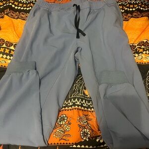Figs Light Blue Drawstring Jogger Pants